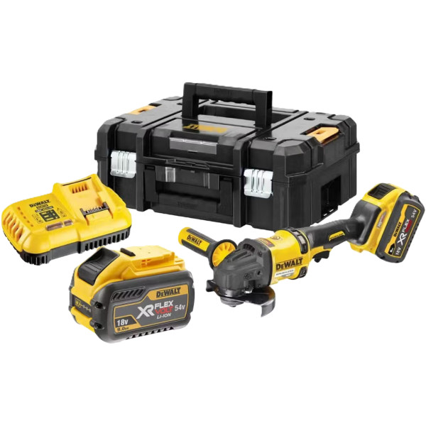 Фото - Болгарка DeWALT XR FLEXVOLT 54 B, Li-lon (DCG418X2)