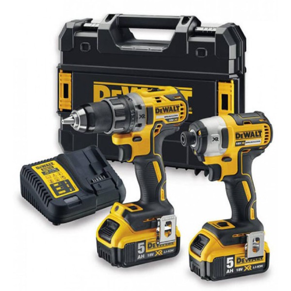 Фото - Набір електроінструментів DeWALT 18 В XR Li-lon 5 Аг (DCK268P2T)
