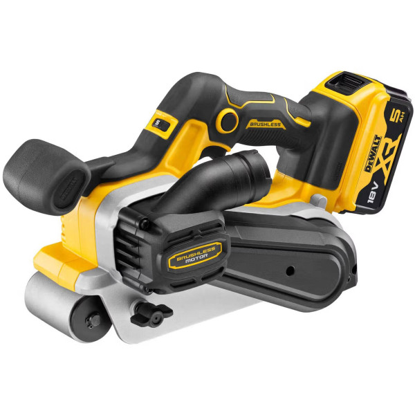 Фото - Ленточная шлиф. машина DeWALT XR Li-Ion 18 В 5 Аг (DCW220P2)
