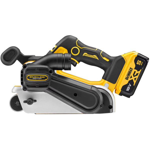 Фото - Ленточная шлиф. машина DeWALT XR Li-Ion 18 В 5 Аг (DCW220P2)