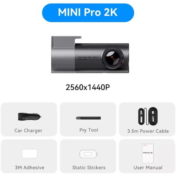 Фото - Відеореєстратор DDPai Dashcam Mini Pro 2K