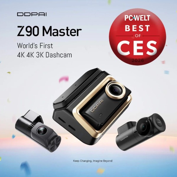 Фото - Видеорегистратор DDPai Dashcam Z90+ камера заднего вида