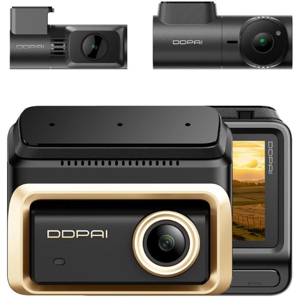 Фото - Видеорегистратор DDPai Dashcam Z90T + камера заднего вида + камера салона Фото - Видеорегистратор DDPai Dashcam Z90T + камера заднего вида + камера салона