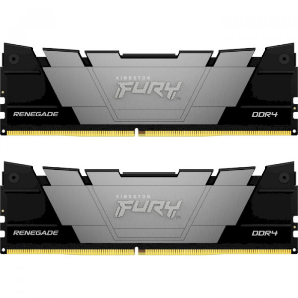 Фото - Память DDR Kingston Fury Renegade Black XMP DDR4-3600 32GB (2x16GB) CL16-20-20 1.35V (KF436C16RB12K2/32)