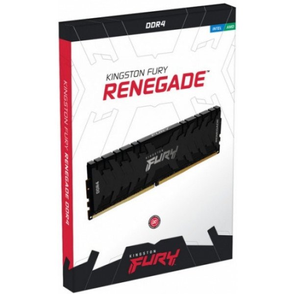 Фото - Память DDR Kingston DDR4 8GB/2666 FURY Renegade Black (KF426C13RB/8)