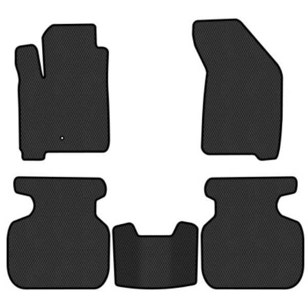 Фото - Коврики из экокожи в салон авто EVAtech ECO для Journey (1 clips) 5 seats Dodge 2007-2020 1 поколение SUV EU DE13389CV5LA1BBB