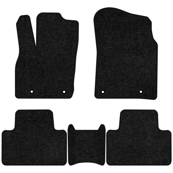 Фото - Коврики ворсовые в салон авто EVAtech Standard для Dodge Durango (WK2) 6 seats 2010-2014 3 поколение SUV USA черный кант DE14150C5OU4VEB