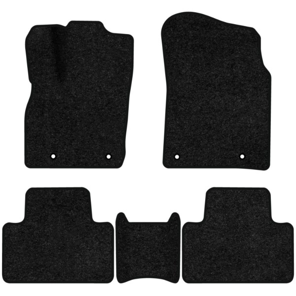 Фото - Коврики ворсовые в салон авто EVAtech Standard для Dodge Durango (WK2) 6 seats 2010-2014 3 поколение SUV USA черный кант DE14150CD5OU4VEB
