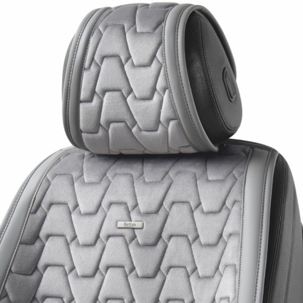 Фото - Комплект накидок на сидіння автомобіля Beltex Chicago Grey 2 шт. (BX85250)