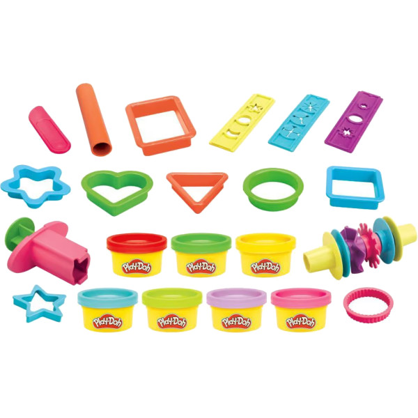 Фото - Набори для ліплення Hasbro Play Doh Креативні колекції IMAGINE SHAPES SET (F7384_F8162)