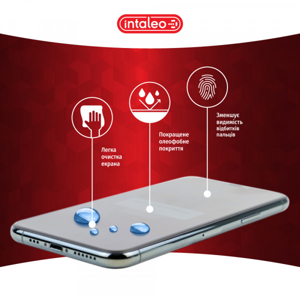 Фото - Захисне скло для смартфону Intaleo Full Glue for ZTE Blade A52 Black (1283126545511)