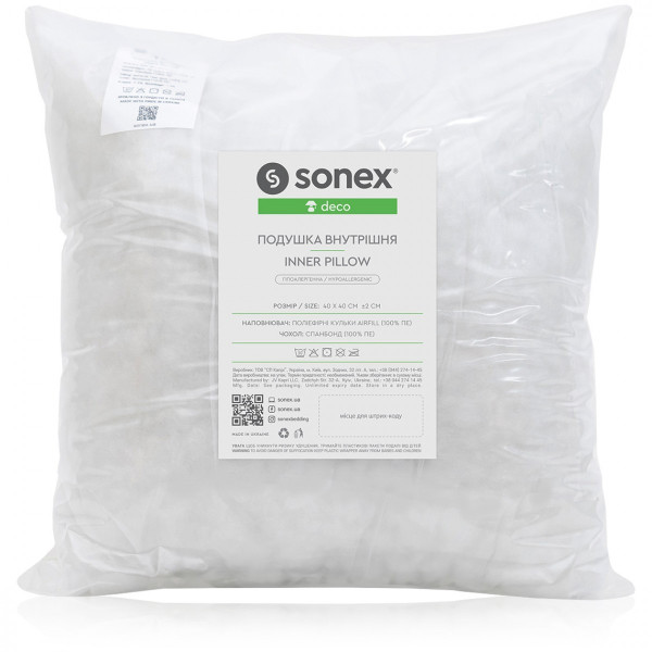 Фото - Подушка стандартна Sonex Deco 40х40 см (SO102572)