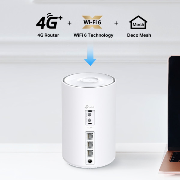 Фото - MESH система WiFi6 TP-Link Deco X10-4G(1-pack)