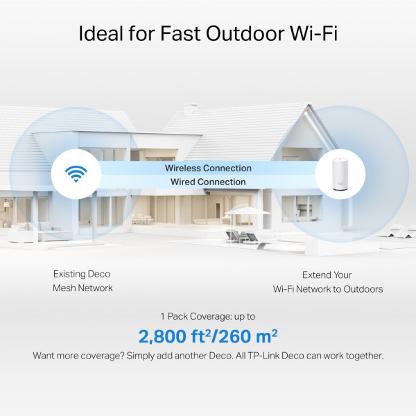Фото - MESH система WiFi7 TP-Link Deco BE25-Outdoor(1-pack)