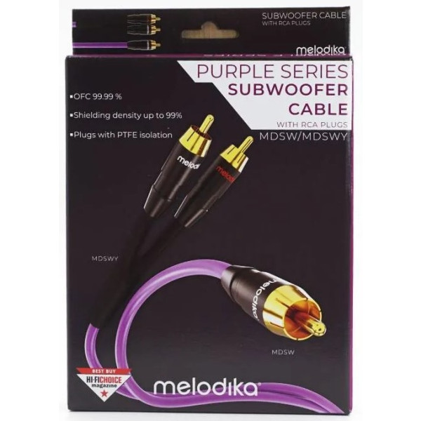 Фото - Кабель RCA Melodika RCA - 2xRCA lenght 3m (MDSWY30)