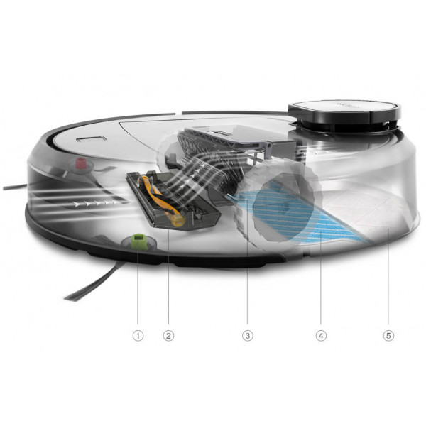Фото - Робот-пылесос моющий Ecovacs DEEBOT DR98 Space Gray (ER-DR98)