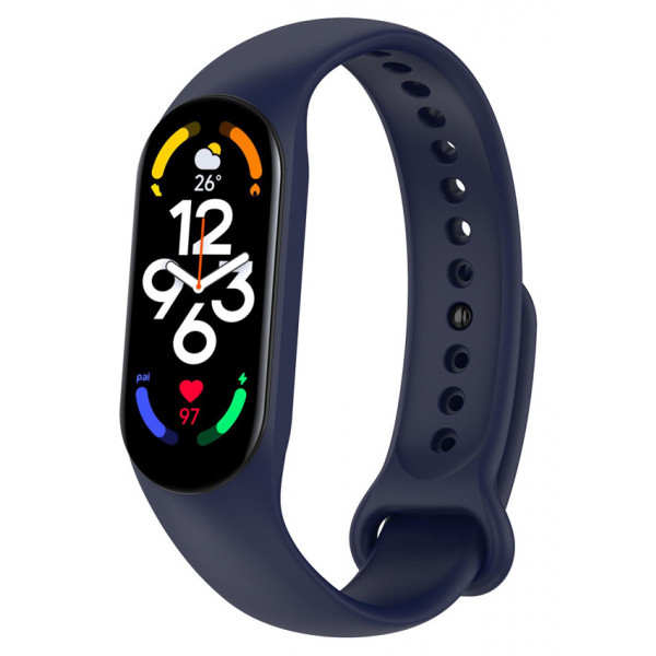 Фото - Ремінець для фітнес-браслету BeCover Xiaomi Mi Smart Band 7 Deep Blue (707479)