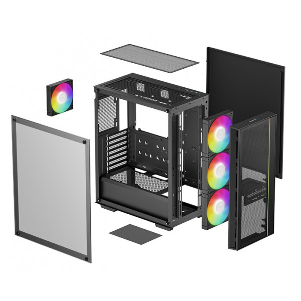 Фото - Корпус Deepcool Matrexx 55 Mesh V4 Black (R-MATREXX55-BKAGA4-G-4) без БЖ