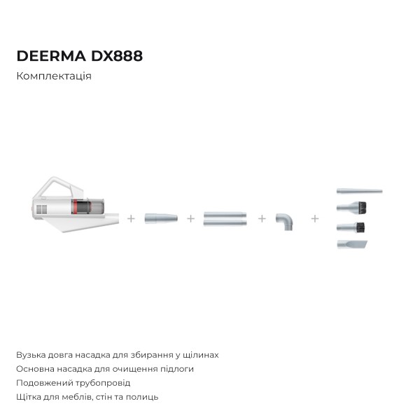 Фото - Пылесос ручной для дома Deerma DX888