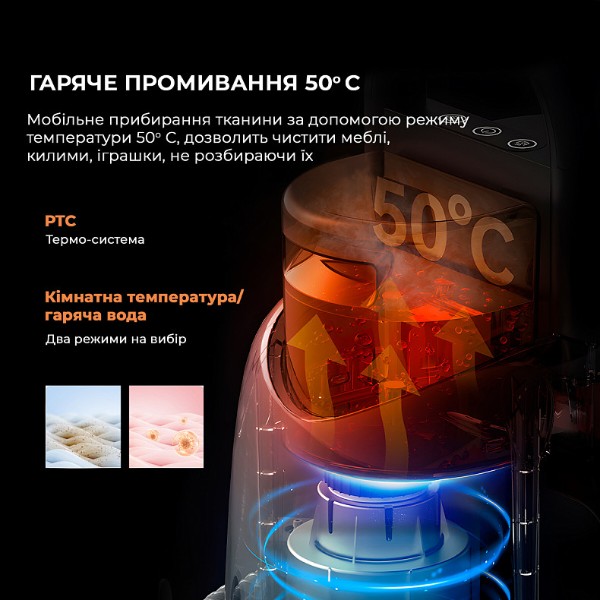 Фото - Пилосос-плямовивідник Deerma Suction Vacuum Cleaner (DEM-BY200)