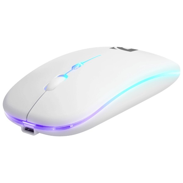 Фото - Мышь беспроводная Defender Coda MB-261, 2.4G, BT,rainbow,rechargeable White (52262)