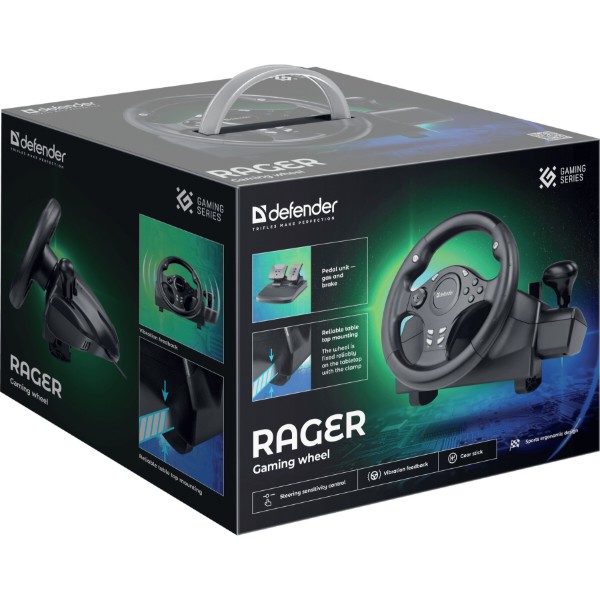Фото - Руль Defender Rager PC/PS/Xbox/Switch (64067)