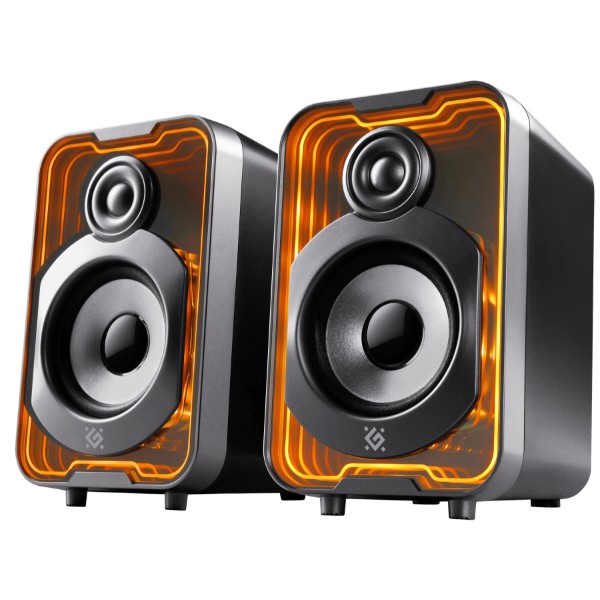 Фото - Комп'ютерна акустика компактна 2.0 Defender Solar 11 10Вт, 2.0, BT, USB-Type-C, з підсвіткою (65811)
