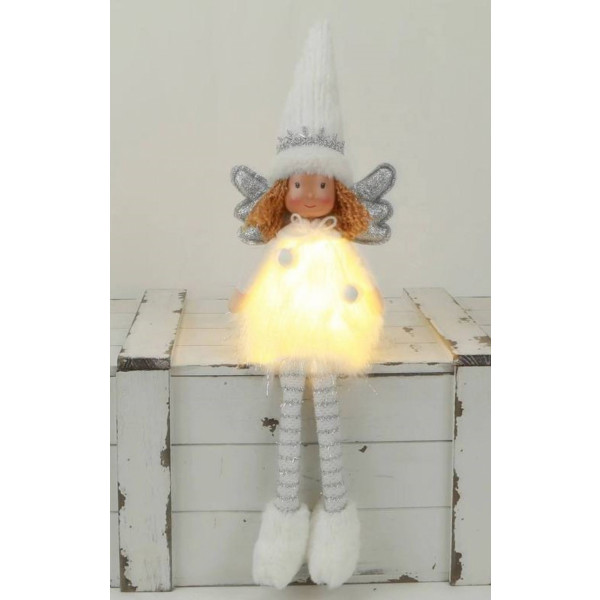 Фото - Декор New Year Novogod'ko Янгол у білому 55 см (974831)