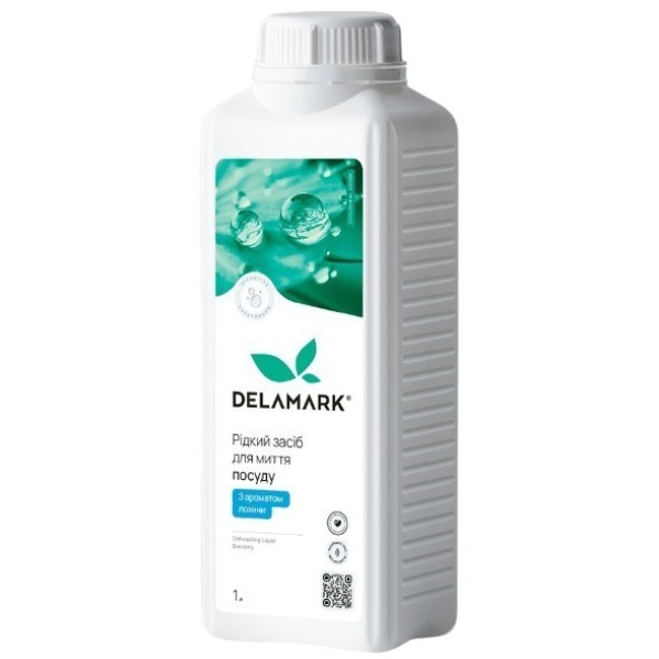 Фото - Средство для ручного мытья посуды DeLaMark с ароматом голубики, 1 л (4820152334091)
