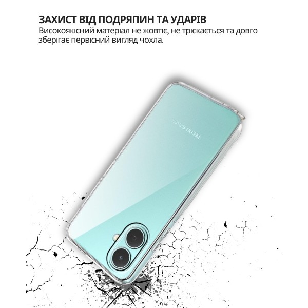 Фото - Чехол для смартфона BeCover for Tecno Spark Go 2 (KM4) Transparancy (714682)