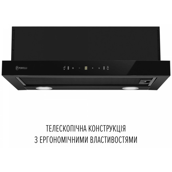 Фото - Вытяжка встраиваемая Perfelli DELIO 6PWB NERO