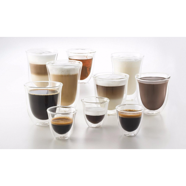 Фото - Набір склянок з подвійними стінками Delonghi DLSC302 Mix 6 пр.
