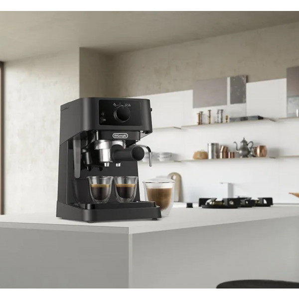 Фото - Уцінка - Кавоварка ріжкова Delonghi EC235.BK