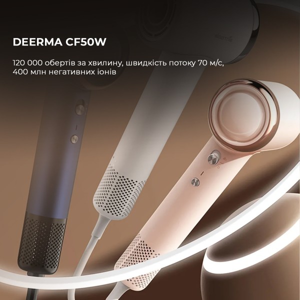 Фото - Фен Deerma DEM-CF50 Pink