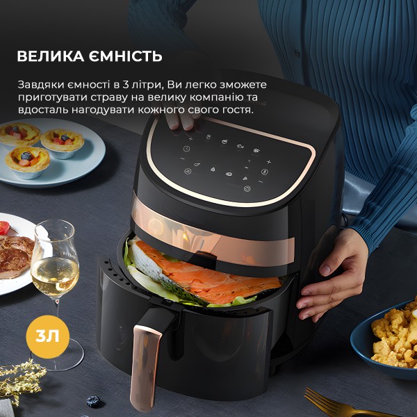 Фото - Мультипечь Deerma Air Fryer KZ100 (DEM-KZ100)