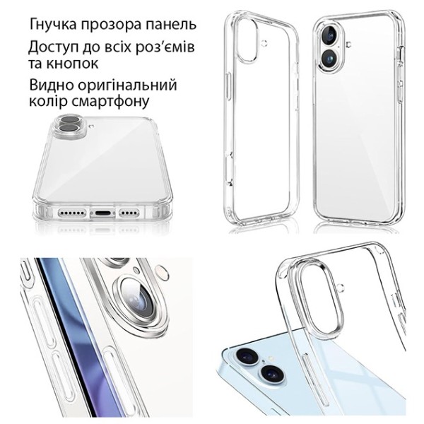 Фото - Чохол для смартфона DENGOS TPU for Motorola Moto G17/G17 Power Clear (DG-TPU-TRP-58)