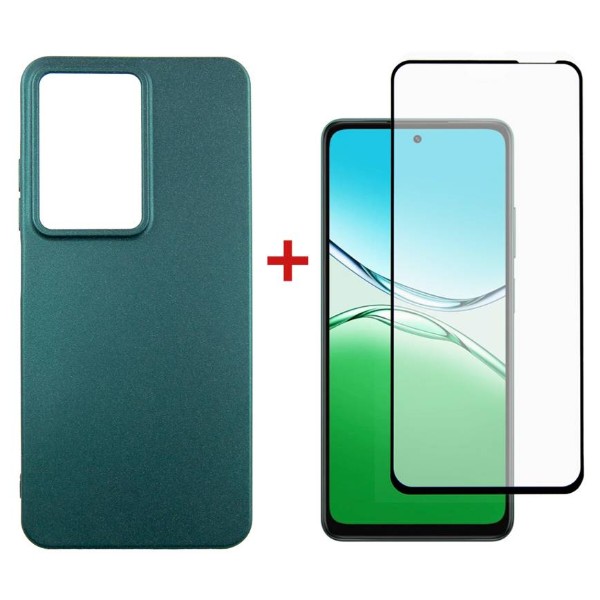 Фото - Чохол для смартфона DENGOS Soft for Oppo A5/A5x Green (DG-KM-15) + скло