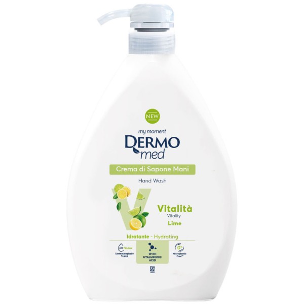 Фото - Жидкое мыло для рук DermoMed lime vitalita 600 мл (8050999571304)