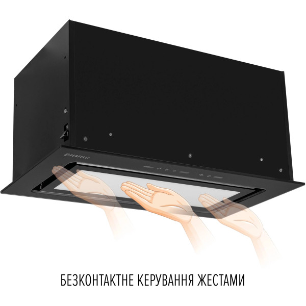 Фото - Вытяжка встраиваемая Perfelli DESIGN VISION 6 NERO SILENZIO