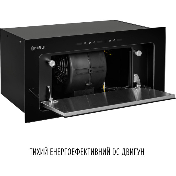 Фото - Вытяжка встраиваемая Perfelli DESIGN VISION 6 NERO SILENZIO