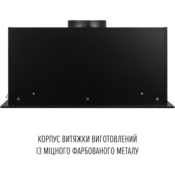 Фото - Вытяжка встраиваемая Perfelli DESIGN VISION 6 NERO SILENZIO