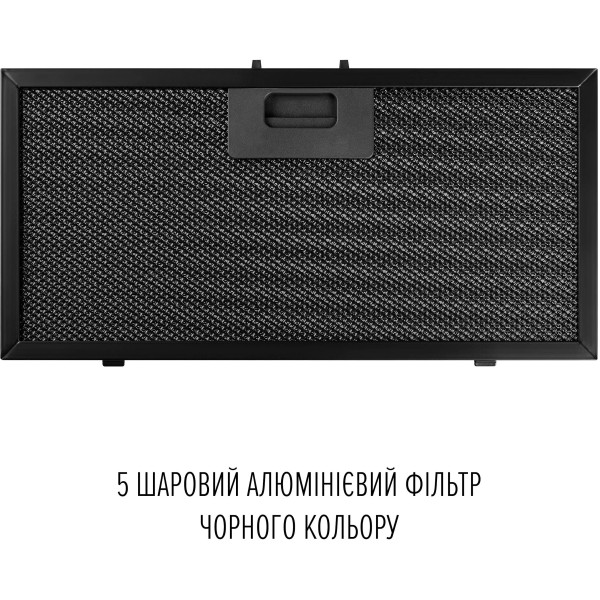 Фото - Вытяжка встраиваемая Perfelli DESIGN VISION 6 NERO SILENZIO