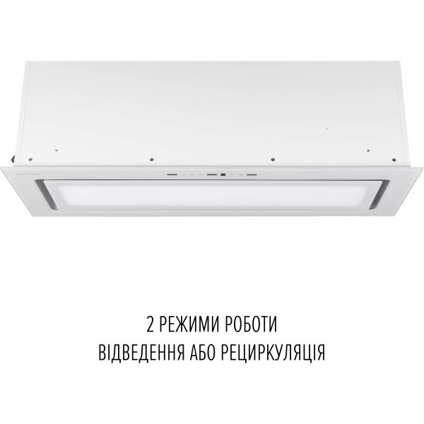 Фото - Вытяжка встраиваемая Perfelli DESIGN VISION 9 BIANCO SILENZIO