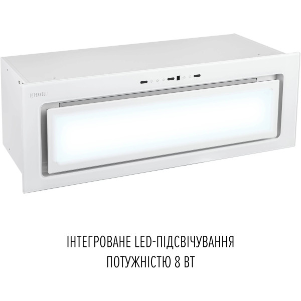 Фото - Вытяжка встраиваемая Perfelli DESIGN VISION 9 BIANCO SILENZIO