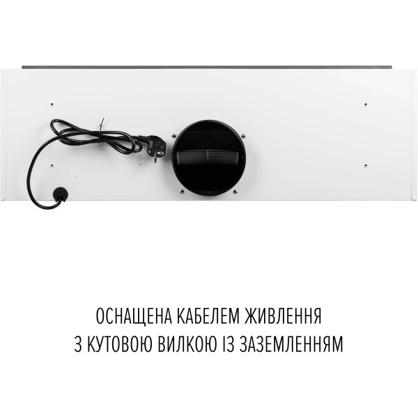 Фото - Вытяжка встраиваемая Perfelli DESIGN VISION 9 BIANCO SILENZIO