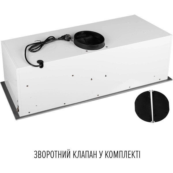 Фото - Вытяжка встраиваемая Perfelli DESIGN VISION 9 BIANCO SILENZIO
