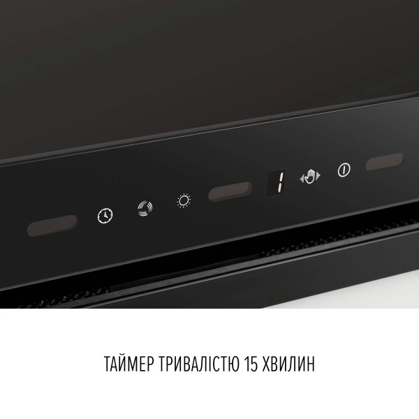 Фото - Вытяжка встраиваемая Perfelli DESIGN VISION 9 NERO SILENZIO