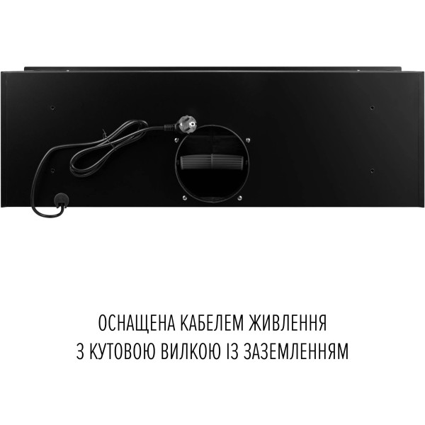 Фото - Вытяжка встраиваемая Perfelli DESIGN VISION 9 NERO SILENZIO