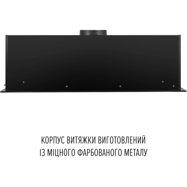 Фото - Вытяжка встраиваемая Perfelli DESIGN VISION 9 NERO SILENZIO