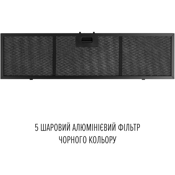 Фото - Вытяжка встраиваемая Perfelli DESIGN VISION 9 NERO SILENZIO